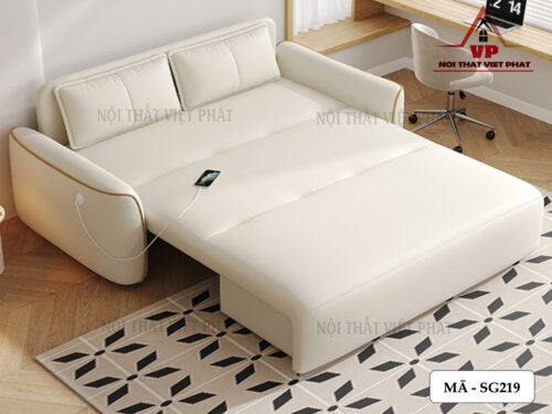 Sofa Giường Đa Năng Chỉnh Điện – Mã SG219-2
