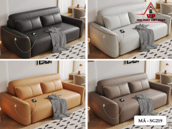Sofa Giường Đa Năng Chỉnh Điện – Mã SG219-3