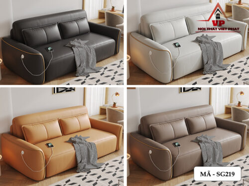 Sofa Giường Đa Năng Chỉnh Điện – Mã SG219-3