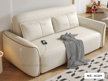 Sofa Giường Đa Năng Chỉnh Điện – Mã SG219