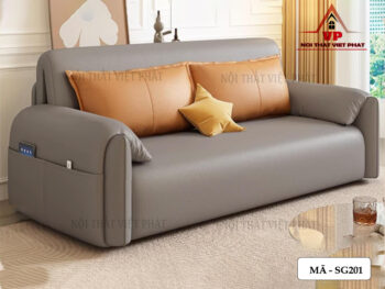 Sofa Giường Nằm Chỉnh Điện – Mã SG201-2