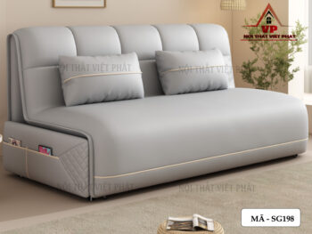 Sofa Giường Ngủ Cao Cấp Chỉnh Điện – Mã SG198-3
