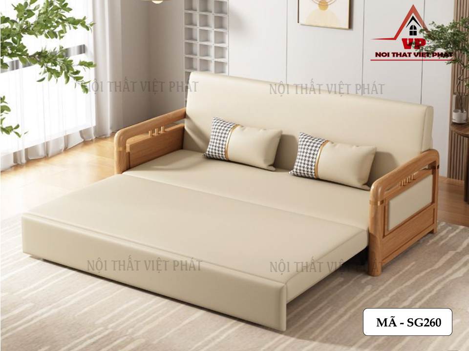 Ghế Sofa Kiêm Giường Ngủ Giá Rẻ - Mã SG260 17 Ghế Sofa Kiêm Giường Ngủ Giá Rẻ - Mã SG260-5