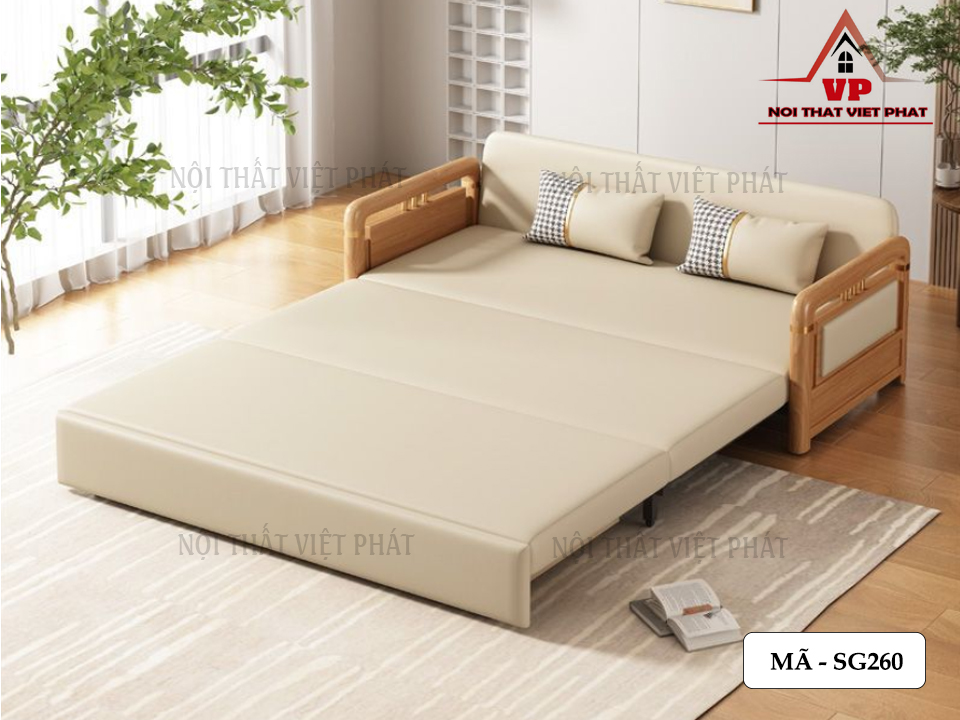 Ghế Sofa Kiêm Giường Ngủ Giá Rẻ - Mã SG260 18 Ghế Sofa Kiêm Giường Ngủ Giá Rẻ - Mã SG260-6