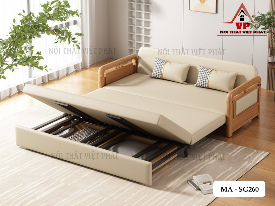 Ghế Sofa Kiêm Giường Ngủ Giá Rẻ - Mã SG260 19 Ghế Sofa Kiêm Giường Ngủ Giá Rẻ - Mã SG260-7