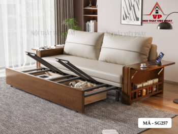 Giường Ngủ Thông Minh Kết Hợp Sofa - Mã SG257-3