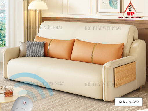 Sofa Giường Gấp Chỉnh Điện Thông Minh - Mã SG262-1