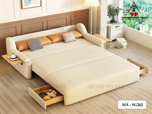 Sofa Giường Gấp Chỉnh Điện Thông Minh - Mã SG262-5