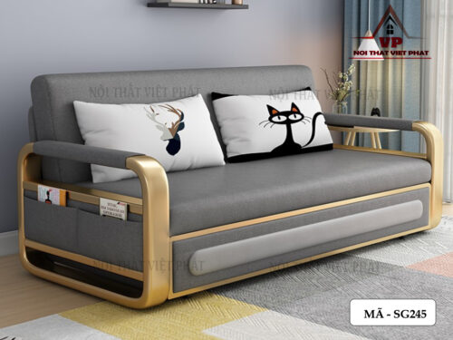 Sofa Giường Khung Sắt - Mã SG245-1