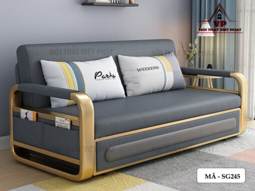 Sofa Giường Khung Sắt - Mã SG245-3