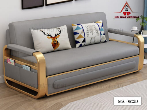 Sofa Giường Khung Sắt - Mã SG245