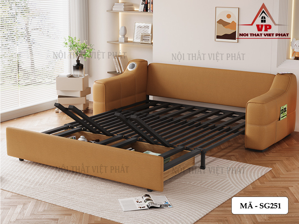 Sofa Giường Ở TPHCM - Mã SG251 20 Sofa Giường Ở TPHCM - Mã SG251-8