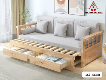 Sofa Thông Minh Gỗ - Mã SG 231-4