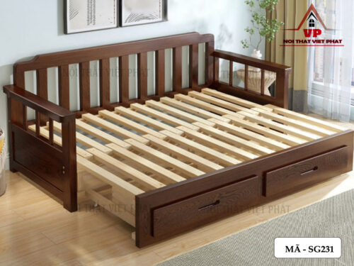 Sofa Thông Minh Gỗ - Mã SG 231-5