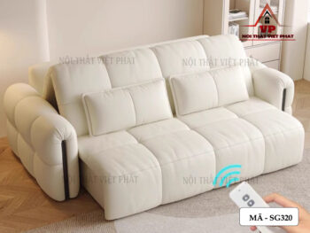 Ghế Sofa Giường Kéo Bấm Điện - Mã SG320-2