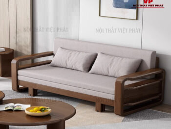 Ghế Sofa Kiêm Giường Ngủ Gỗ - Mã SG242-1