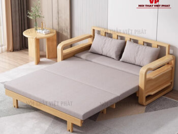 Ghế Sofa Kiêm Giường Ngủ Gỗ - Mã SG242-2