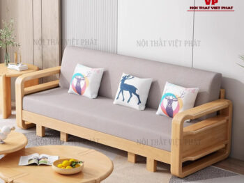 Ghế Sofa Kiêm Giường Ngủ Gỗ - Mã SG242