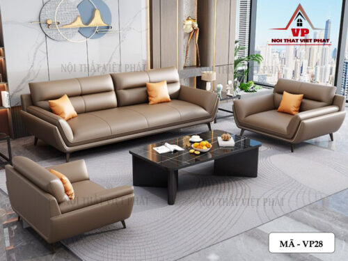 Sofa Da Văn Phòng - Mã VP28-1