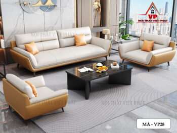 Sofa Da Văn Phòng - Mã VP28-2