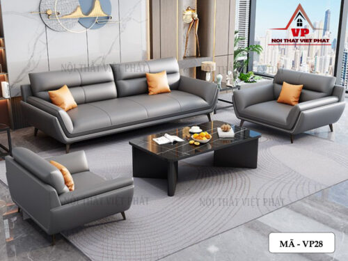 Sofa Da Văn Phòng - Mã VP28-3