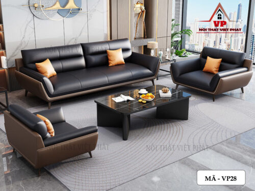 Sofa Da Văn Phòng - Mã VP28-4