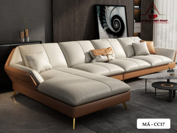 Sofa Giả Da Cao Cấp - Mã CC17-1