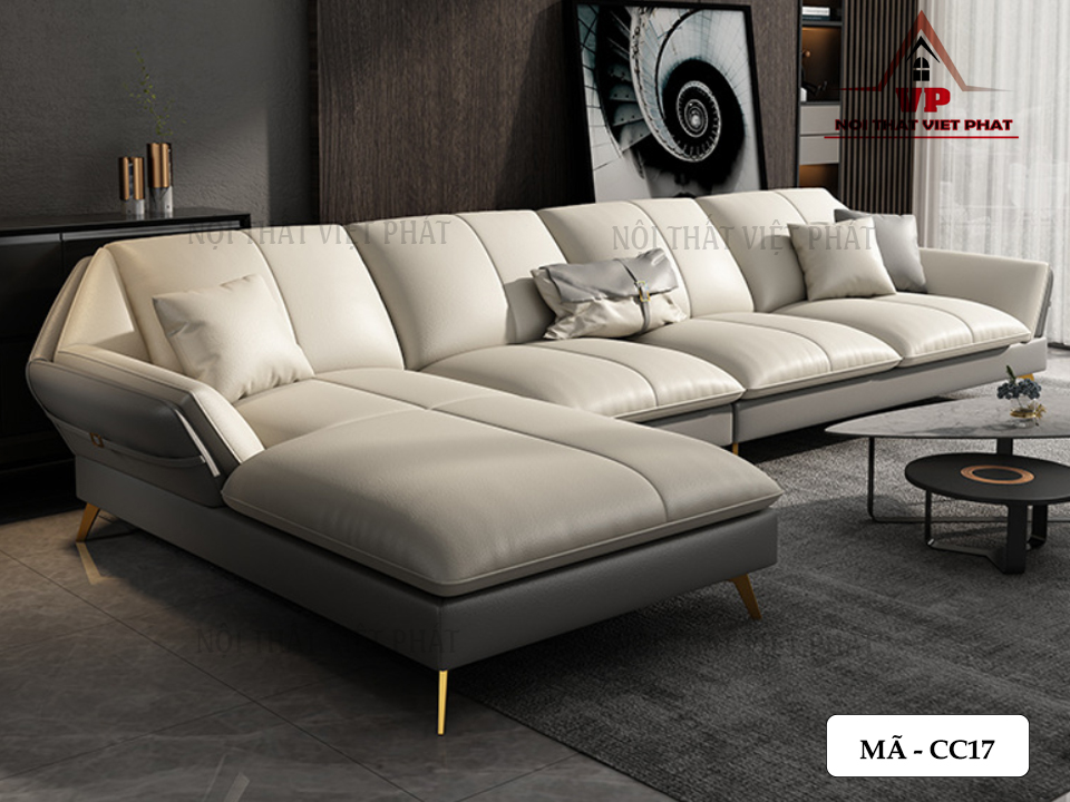 Sofa Giả Da Cao Cấp - Mã CC17 12 Sofa Giả Da Cao Cấp - Mã CC17-2