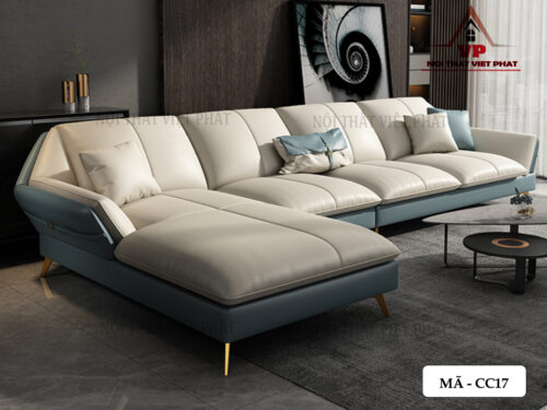 Sofa Giả Da Cao Cấp - Mã CC17-3