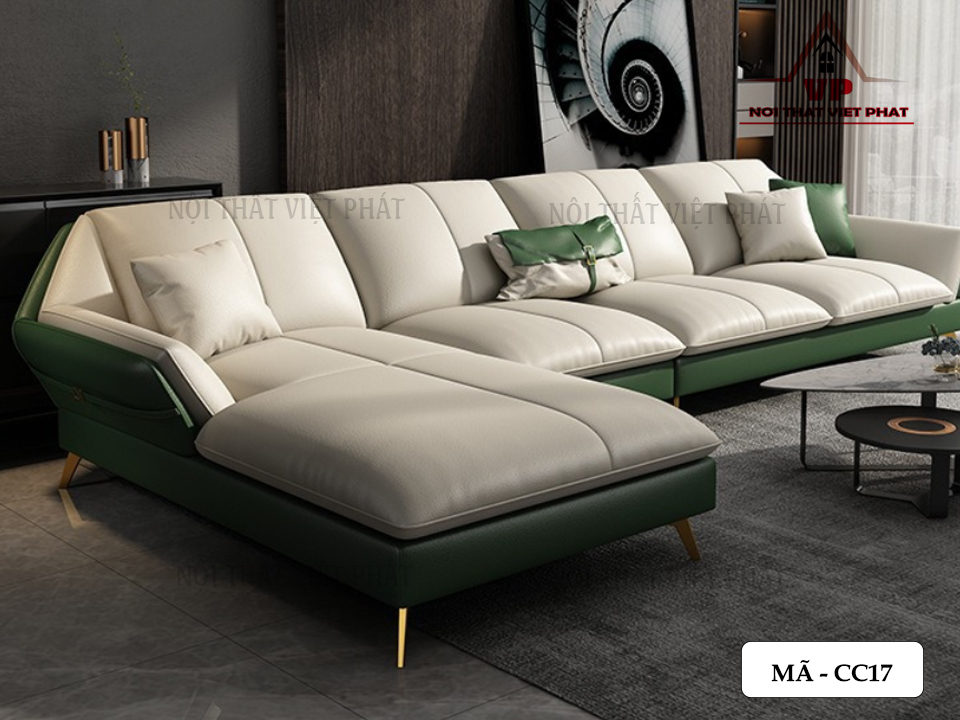 Sofa Giả Da Cao Cấp - Mã CC17 10 Sofa Giả Da Cao Cấp - Mã CC17