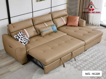 Sofa Góc Kéo Ra Thành Giường - Mã SG225-1