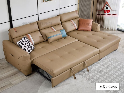 Sofa Góc Kéo Ra Thành Giường - Mã SG225-1