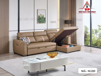 Sofa Góc Kéo Ra Thành Giường - Mã SG225-2