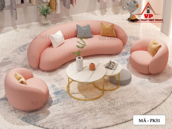Bàn Ghế Sofa Phòng Khách Cao Cấp - Mã PK51-1