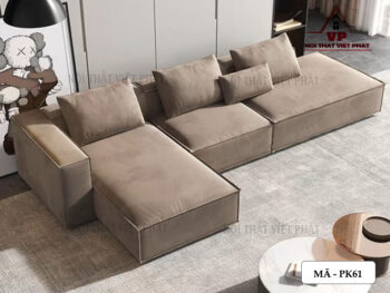 Bộ Bàn Ghế Sofa Da Phòng Khách - Mã PK61-1