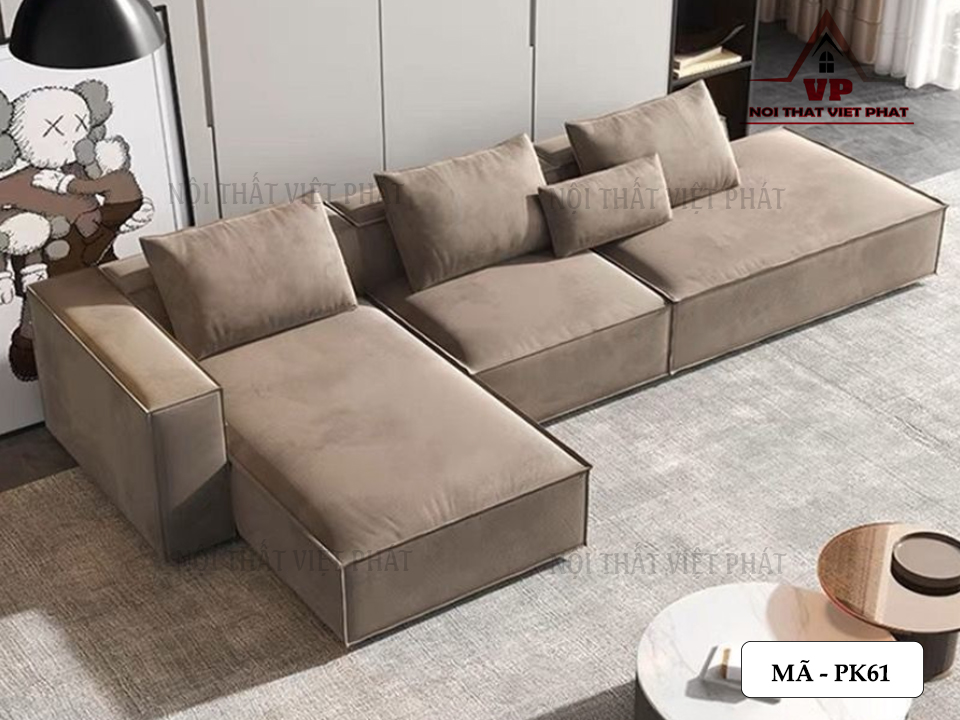 Bộ Bàn Ghế Sofa Da Phòng Khách - Mã PK61-1