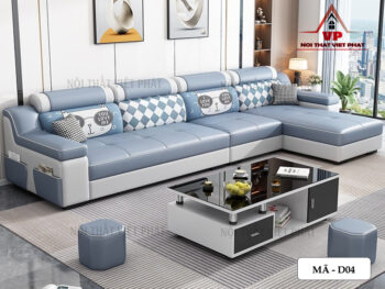 Ghế Sofa L Da - Mã D04-5