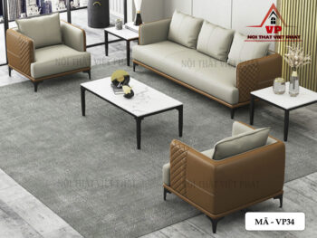 Mẫu Sofa Văn Phòng Đẹp - Mã VP34-3