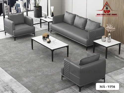 Mẫu Sofa Văn Phòng Đẹp - Mã VP34-4