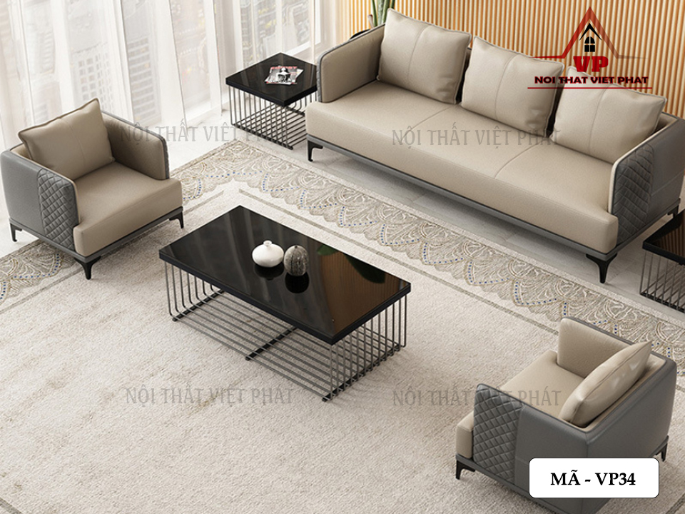 Mẫu Sofa Văn Phòng Đẹp - Mã VP34