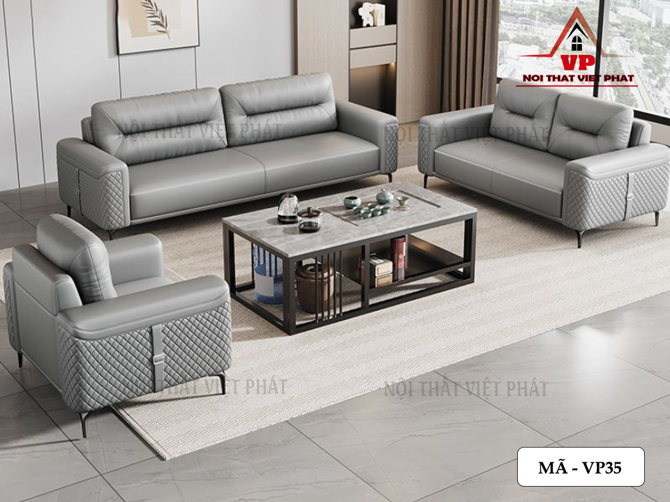 Mẫu Sofa Văn Phòng - Mã VP35 10 Mẫu Sofa Văn Phòng - Mã VP35-3