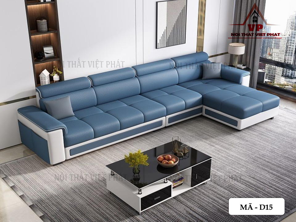 Sofa Da Cao Cấp TPHCM - Mã D15 7 Sofa Da Cao Cấp TPHCM - Mã D15-1