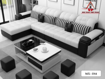 Sofa Da Cho Phòng Khách - D14-2