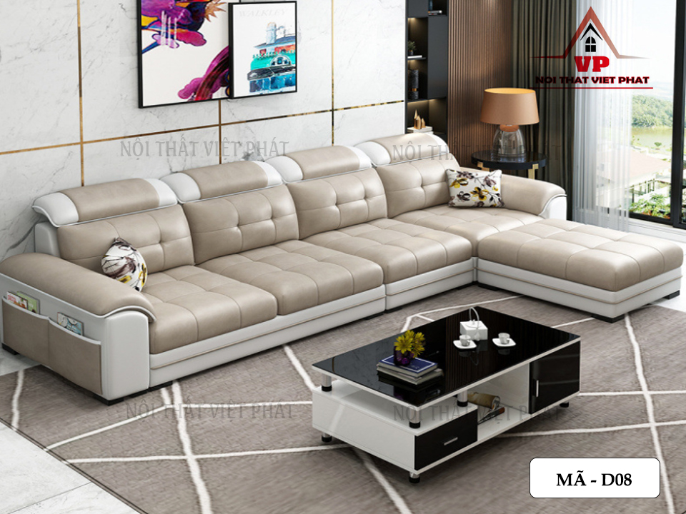 Sofa Da Hà Nội – D08 10 Sofa Da Hà Nội – D08