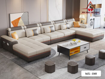 Sofa Da Hàn Quốc - Mã D05-1