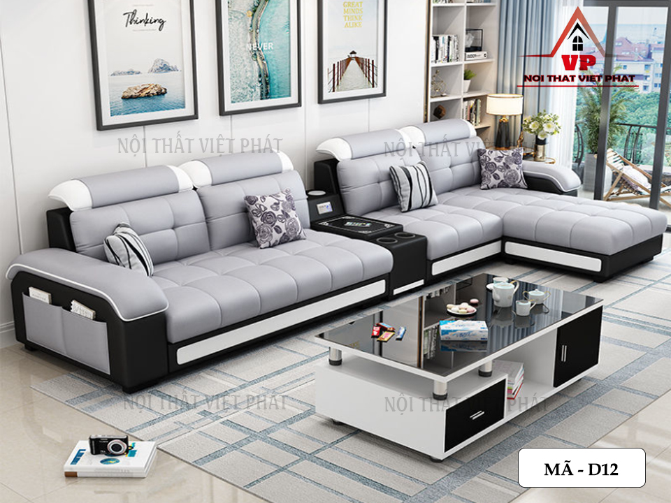 Sofa Da HCM - D12 10 Sofa Da HCM - D12
